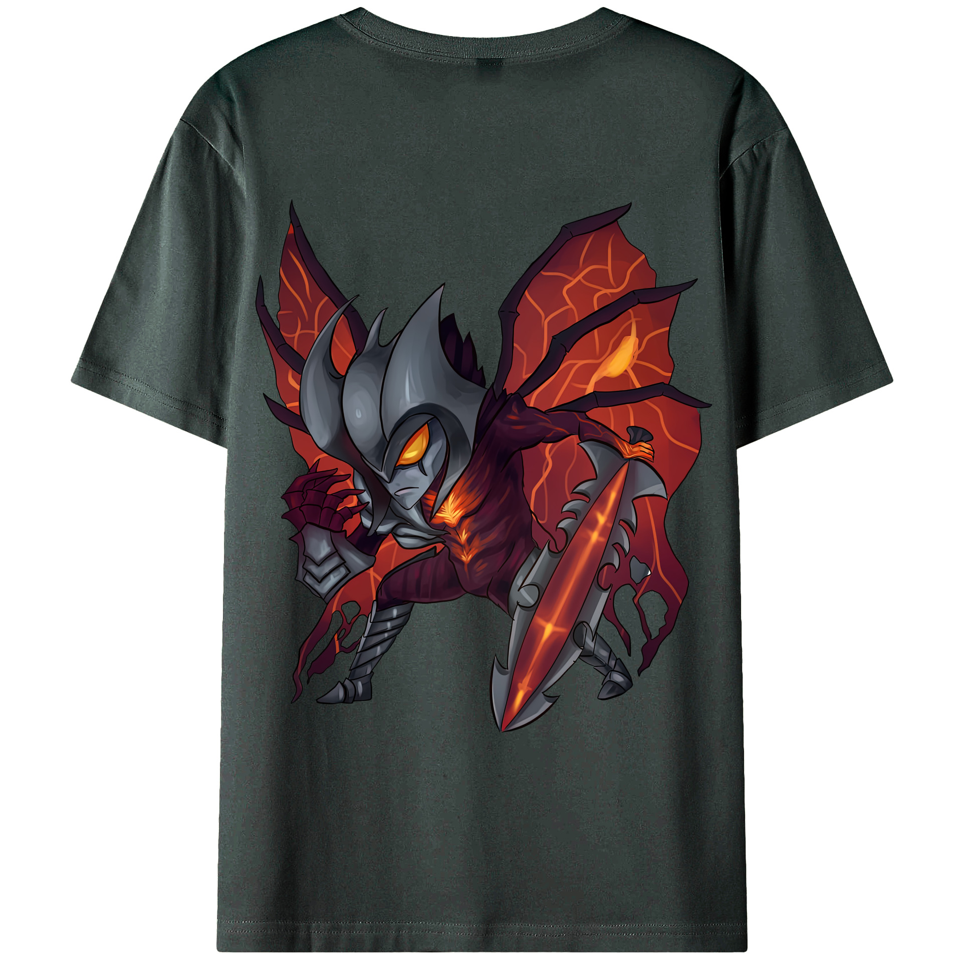 （画像用） リーグ・オブ・レジェンド League of Legends LOL 綿100％ メンズ半袖Tシャツ（バックプリント） 通気性
